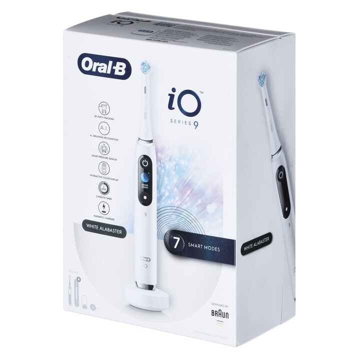 Elektrische Zahnbürste Braun Oral-B iO Series 9 Weiß