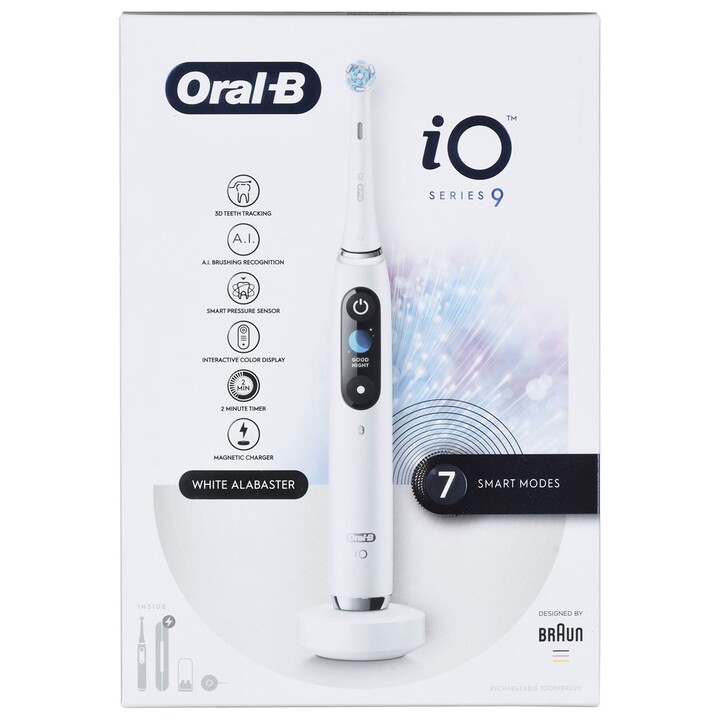 Elektrische Zahnbürste Braun Oral-B iO Series 9 Weiß