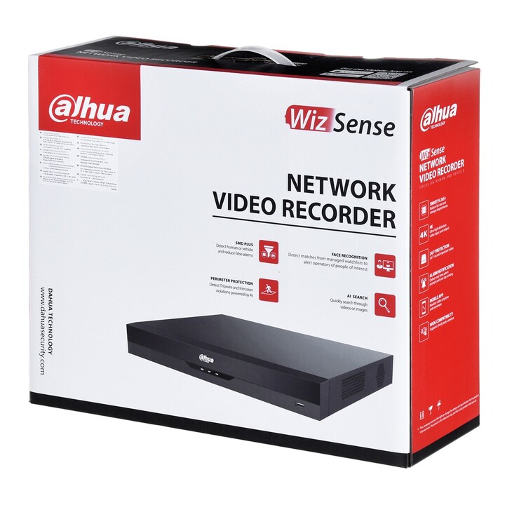 Gravador de vídeo em rede DAHUA NVR4104HS-P-EI preto