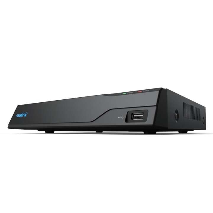 Reolink NVS8 - NVR PoE à 8 canaux pour l'enregistrement 24/7, supporte jusqu'à 16MP, 2TB HDD intégré, jusqu'à 12TB de capacité d