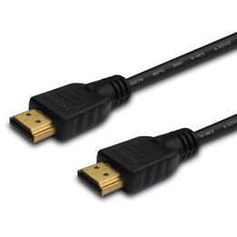 Savio HDMI-Kabel (M) 20m, schwarz, goldene Anschlüsse, v1.4 High speed, Ethernet/3D CL-75