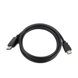 Gembird CC-DP-HDMI-10M HDMI Type A (Standard) DisplayPort Video Cable Adapter Black