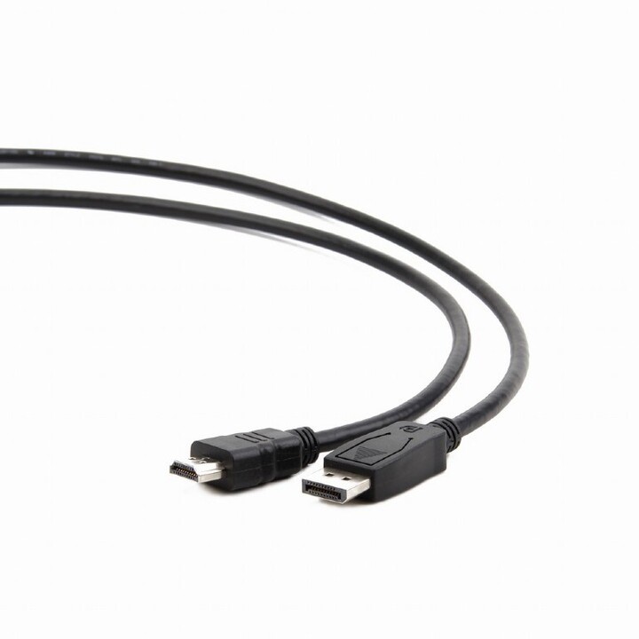 Gembird CC-DP-HDMI-10M câble vidéo et adaptateur HDMI Type A (Standard) DisplayPort Noir