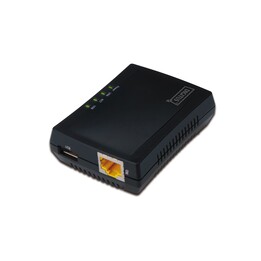 Servidor de rede multifuncional Digitus com 1 porta USB 2.0