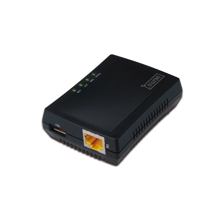 Digitus Multifunction Network Server with 1 USB 2.0 Port