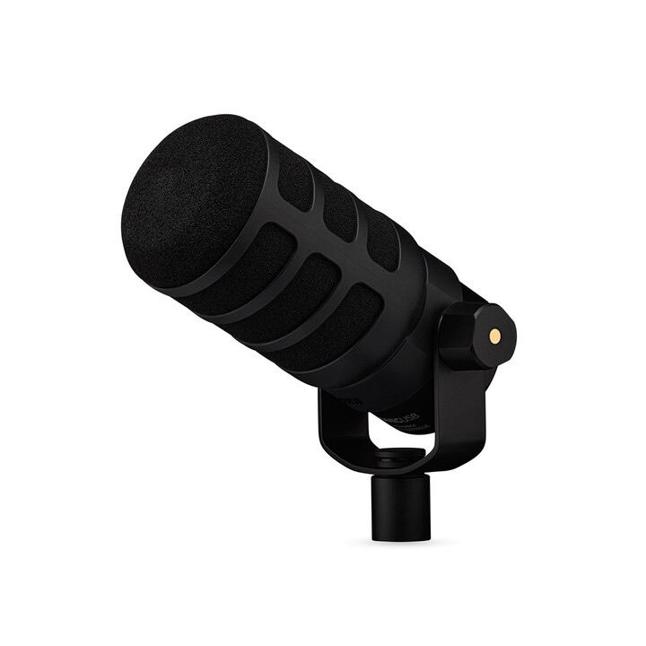 Microfone de estúdio RØDE PodMic USB preto