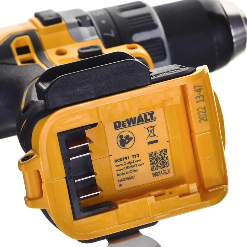 Broca DeWALT DCD791P2 Negra, amarilla 1,7 kg