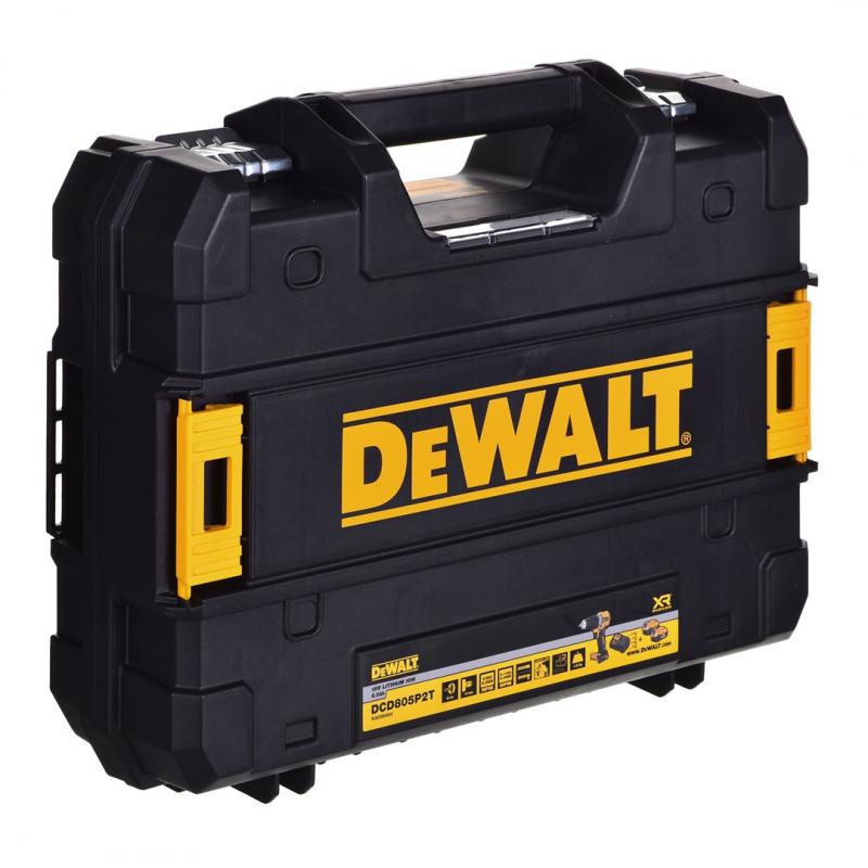 TALADRO/EXCAVADORA DEWALT DCD805P2T 18V 2X5,0AH BL TSTAK