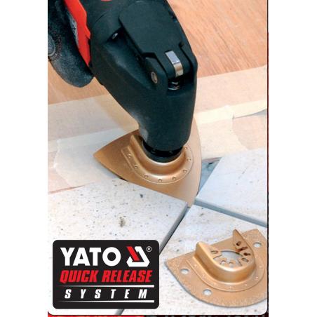 Yato YT-82220 multiherramienta oscilante Negro, Rojo 300 W 22000 OPM