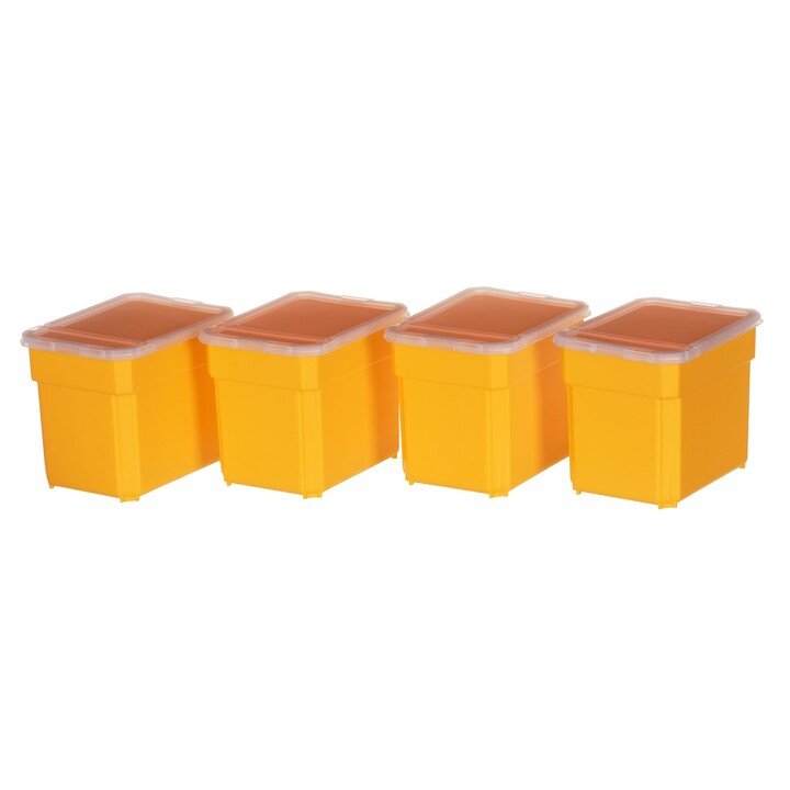 Caja de herramientas DeWALT TSTAK III de cajones profundos con guías de bolas para almacenamiento, Amarillo