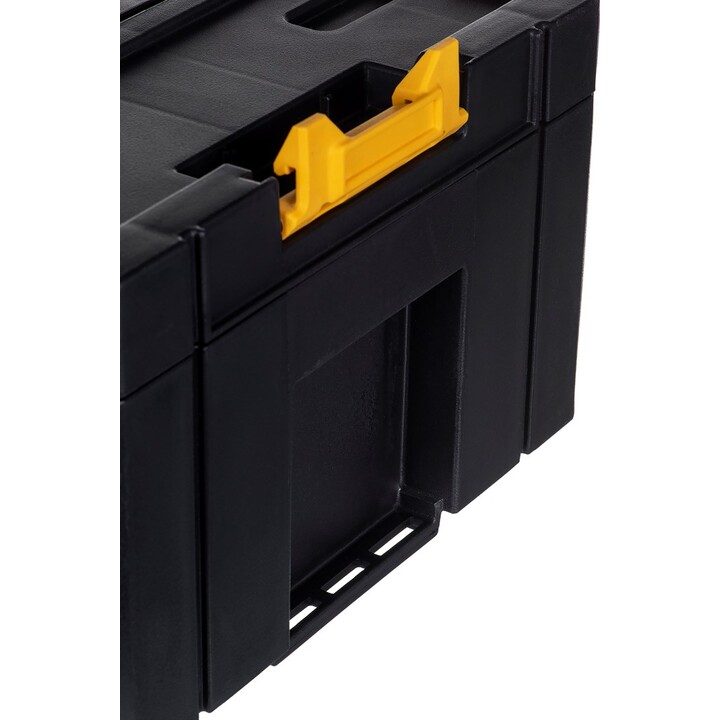 Caja de herramientas DeWALT TSTAK III de cajones profundos con guías de bolas para almacenamiento, Amarillo
