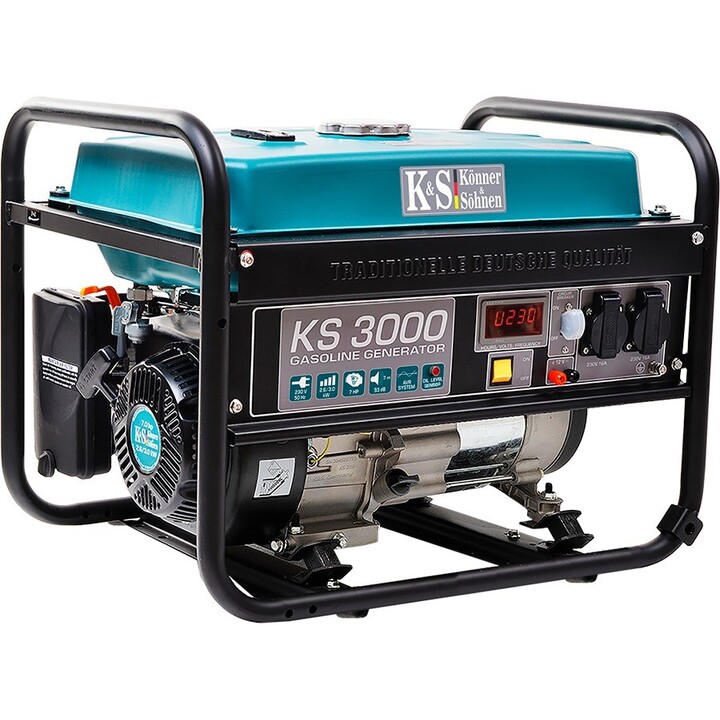 GRUPO ELECTRÓGENO DE GASOLINA KÖNNER & SÖHNEN 2,6KW 230V KS 3000