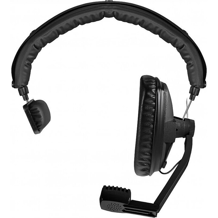 Beyerdynamic One-ear headset with dynamic hypercardioid microphone, 50 Ohm, black Black