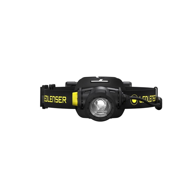 Lampada frontale Ledlenser H7R WORK, nera e gialla