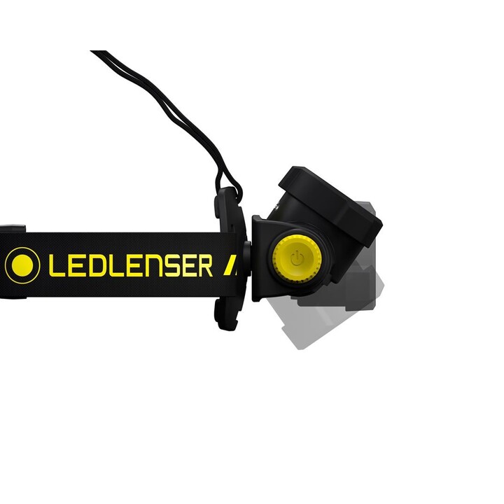 Lampada frontale Ledlenser H7R WORK, nera e gialla