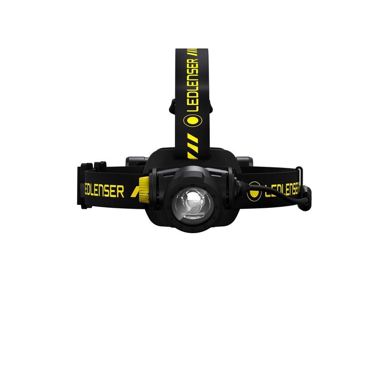 Farol Ledlenser H7R WORK, preto e amarelo