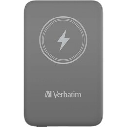 Verbatim Charge 'n' Go Magnetic Wireless Power Bank 10000 Grey