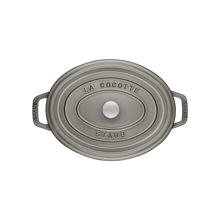 STAUB Marmite ovale en fonte 3.2l graphite
