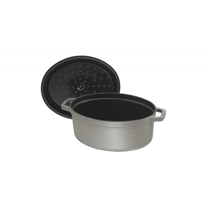 STAUB Marmite ovale en fonte 3.2l graphite
