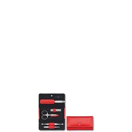 Zwilling Twinox Maniküre-Set – 5-teiliges Lederetui - Rot