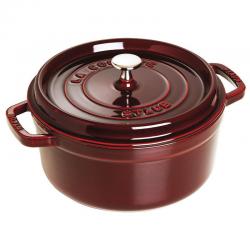 STAUB OLLA REDONDA DE HIERRO FUNDIDO 40509-359-0 - 5,2 LTR GRANADINA