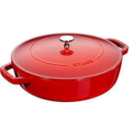 STAUB Deep frying pan 28 cm with lid 40511-474-0