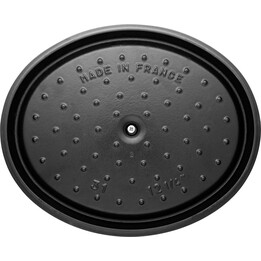 STAUB GUSSEISEN TOPF OVAL 4.2L SCHWARZ
