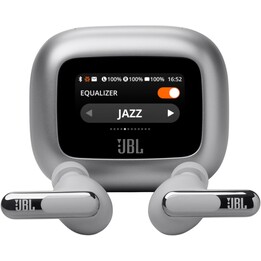 JBL Live Beam 3 Son Spatial Argent - Casque sans fil