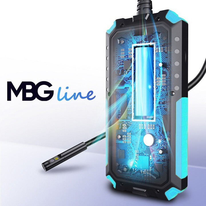 Inspektionskamera MBG Line P50 Duo Endoskop 9 LED 2x Full HD 5m