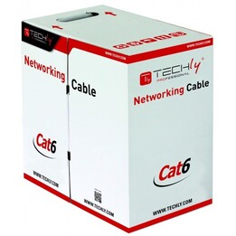 Techly ITP6-305-BL Netzwerkkabel Blau 305 m Cat6 U/UTP (UTP)