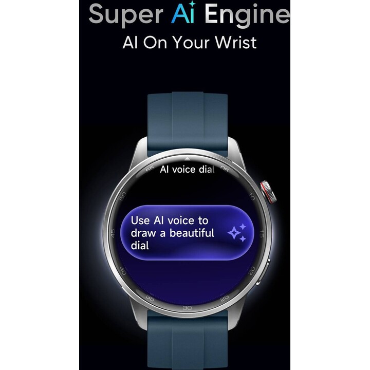 Realme Watch S2, display AMOLED da 1,43 Smartwatch, motore Super AI, batteria da 20 giorni, argento