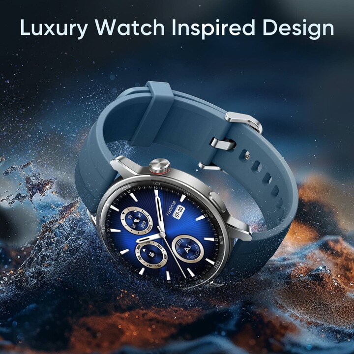 Realme Watch S2, display AMOLED da 1,43 Smartwatch, motore Super AI, batteria da 20 giorni, argento