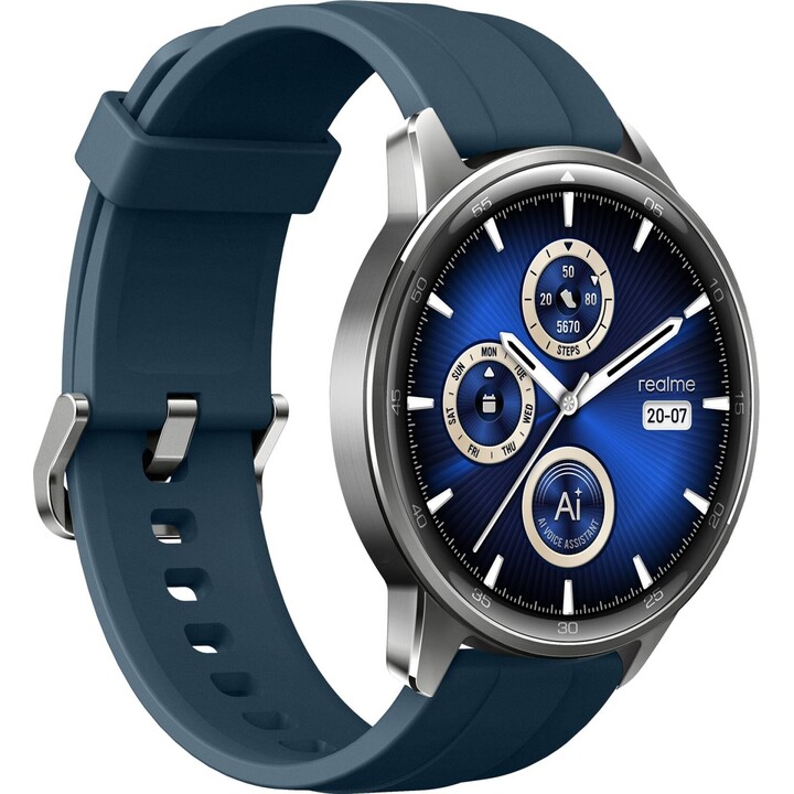 Realme Watch S2, display AMOLED da 1,43 Smartwatch, motore Super AI, batteria da 20 giorni, argento