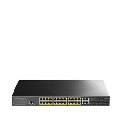 Cudy GS2028PS4 Gigabit Ethernet L2 gestito (10/100/1000) Alimentazione su Ethernet (PoE) 1U Nero