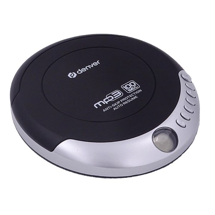Denver DMP-391 Reproductor de CD portátil Negro, Gris
