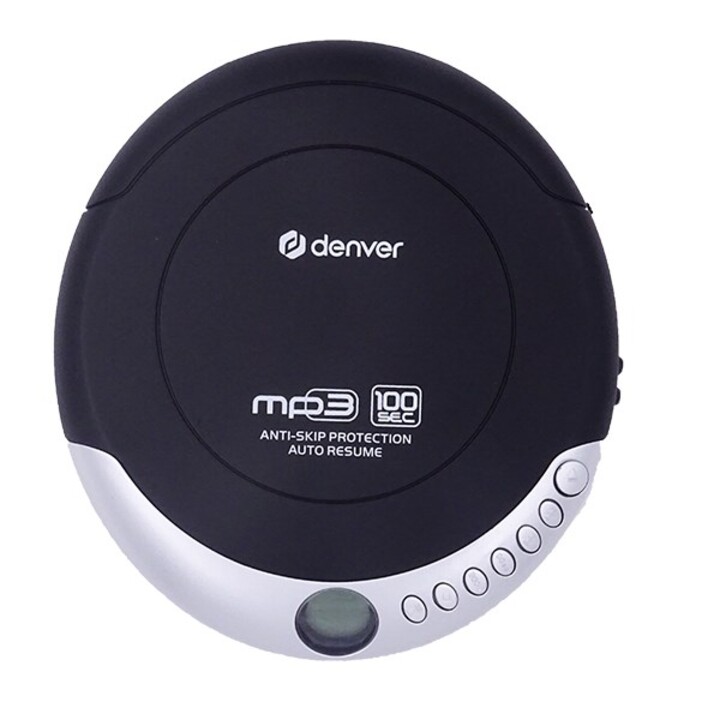 Denver DMP-391 Reproductor de CD portátil Negro, Gris