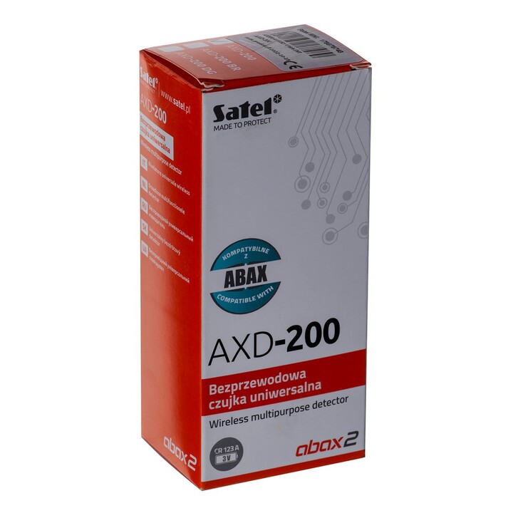 DETECTOR SEM FIO UNIVERSAL SATEL AXD-200