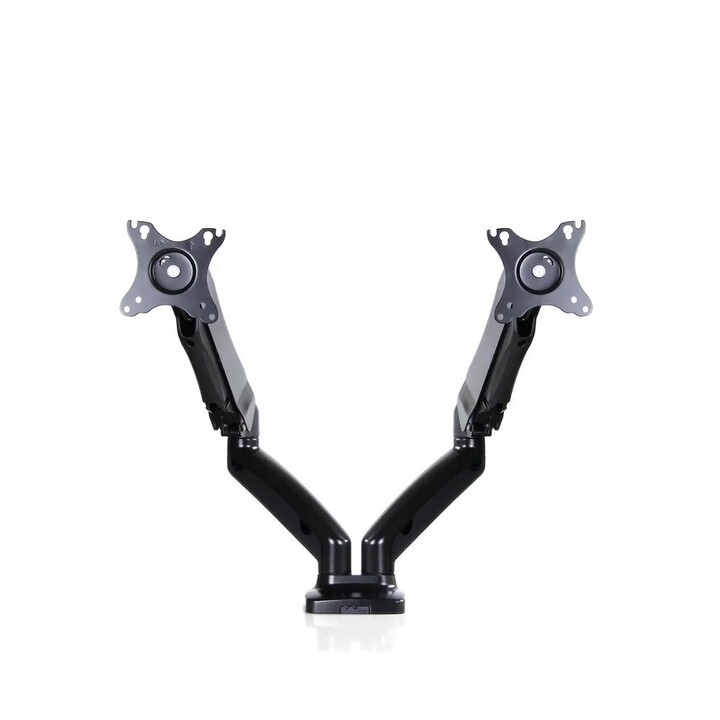Desktop stand for 2 LED/LCD monitors 13-27" ART UM-116 gas support 2-6.5 kg Black