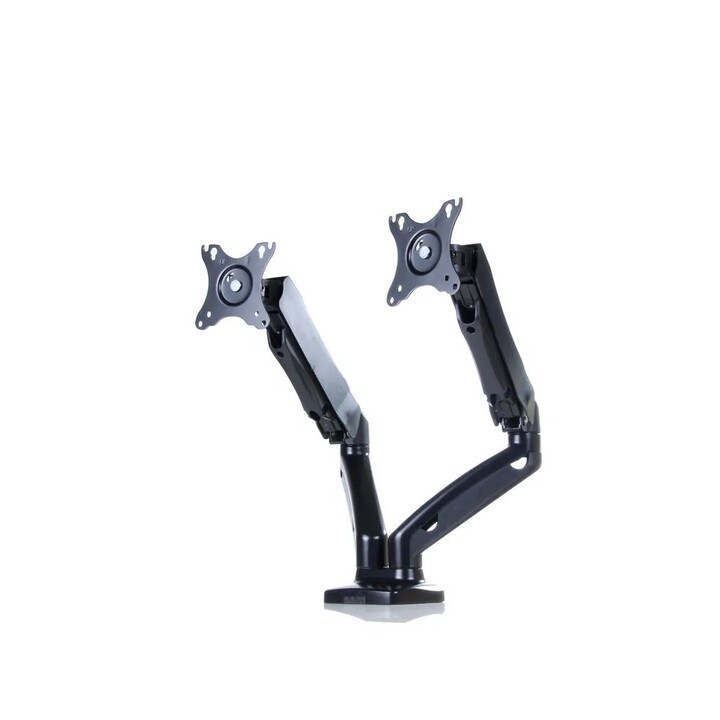 Desktop stand for 2 LED/LCD monitors 13-27" ART UM-116 gas support 2-6.5 kg Black