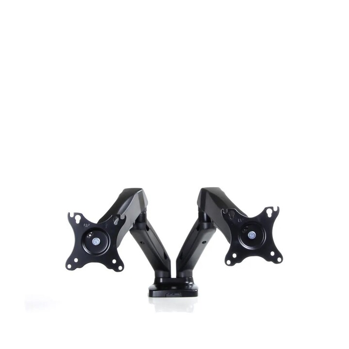 Desktop stand for 2 LED/LCD monitors 13-27" ART UM-116 gas support 2-6.5 kg Black
