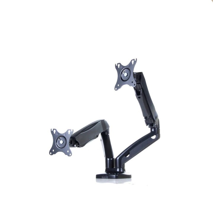 Desktop stand for 2 LED/LCD monitors 13-27" ART UM-116 gas support 2-6.5 kg Black