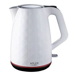 Adler AD 1277 W tetera eléctrica 1,7 L 2200 W Blanco