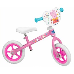 Bicicleta running 10" Peppa Pig rosa 195 TOIMSA