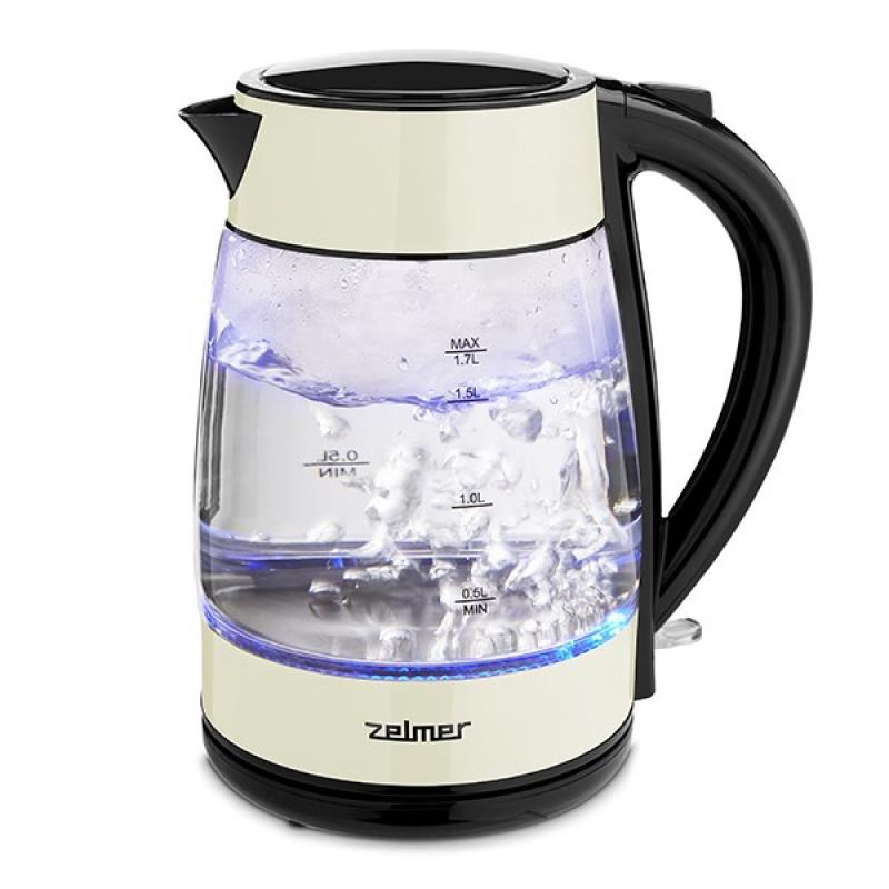 Zelmer ZCK8011I tetera eléctrica 1,7 L 2200 W Negro, Amarillo