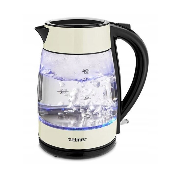Zelmer ZCK8011I bollitore elettrico 1,7 L 2200 W Nero, Giallo