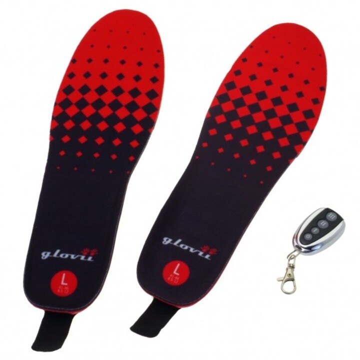 Heated insoles with remote control, size: M (35-40), L (41-46)