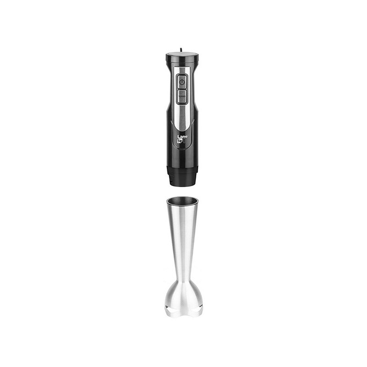 Liquidificador LAFE BRK-003A 0,6 L Liquidificador de imersão Preto, Prateado, Transparente 800 W
