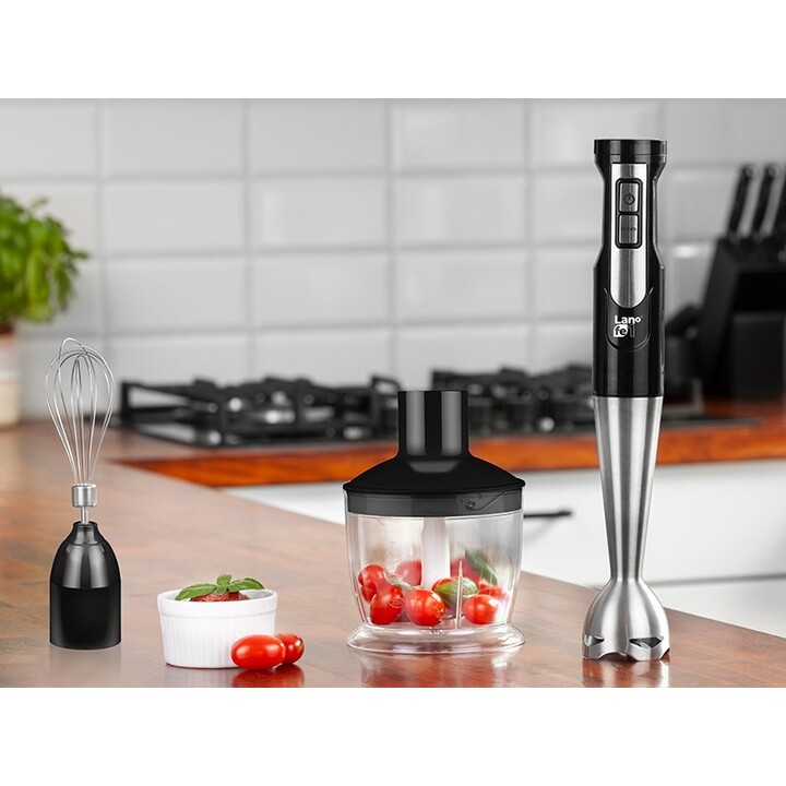 Liquidificador LAFE BRK-003A 0,6 L Liquidificador de imersão Preto, Prateado, Transparente 800 W
