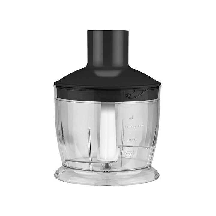 Liquidificador LAFE BRK-003A 0,6 L Liquidificador de imersão Preto, Prateado, Transparente 800 W