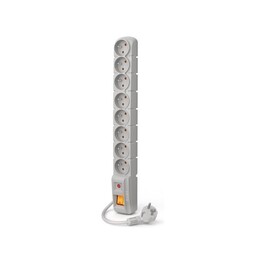 STECKDOSENLEISTE ACAR S8 3M 8X 230V PL GRAU